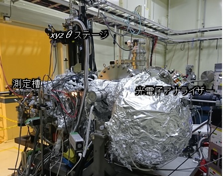 写真：高エネルギー分解能HAXPES装置