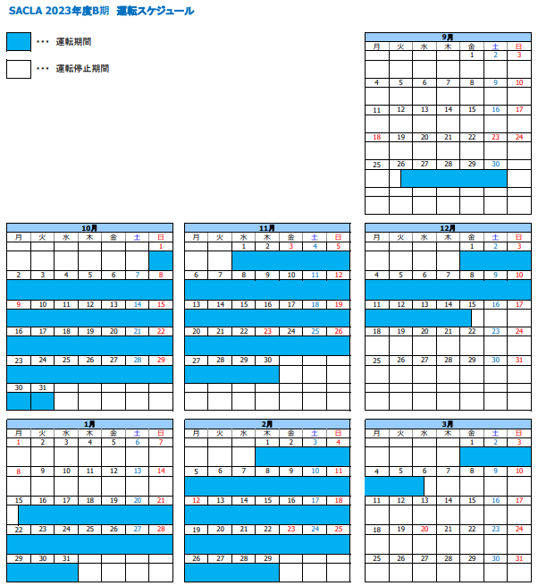 schedule sacla